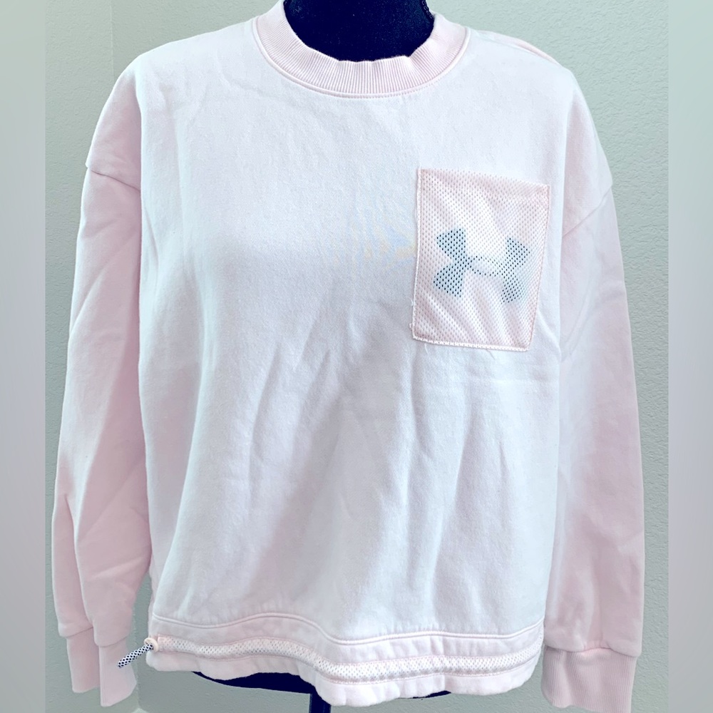 Pink Under Armour Large Sweatshirt